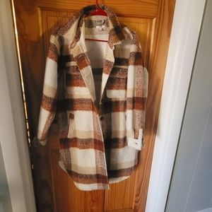Maurices plaid wool jacket